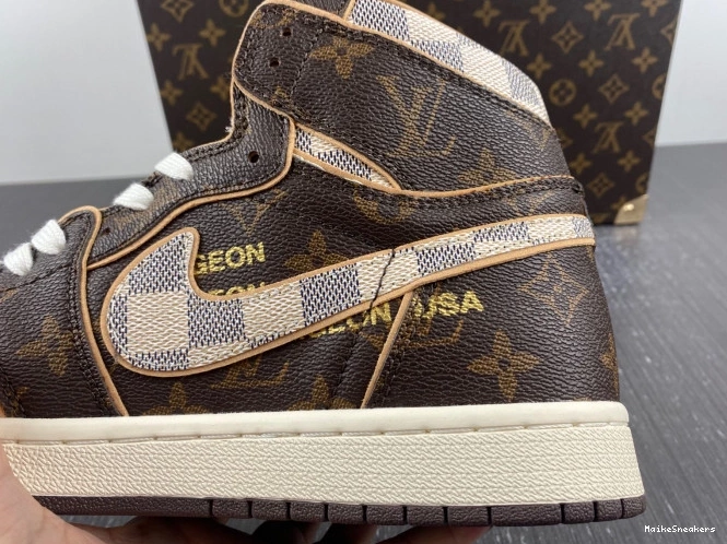 MaikeSneakers x Air Jordan 1 LV OFF-WHITE 0812
